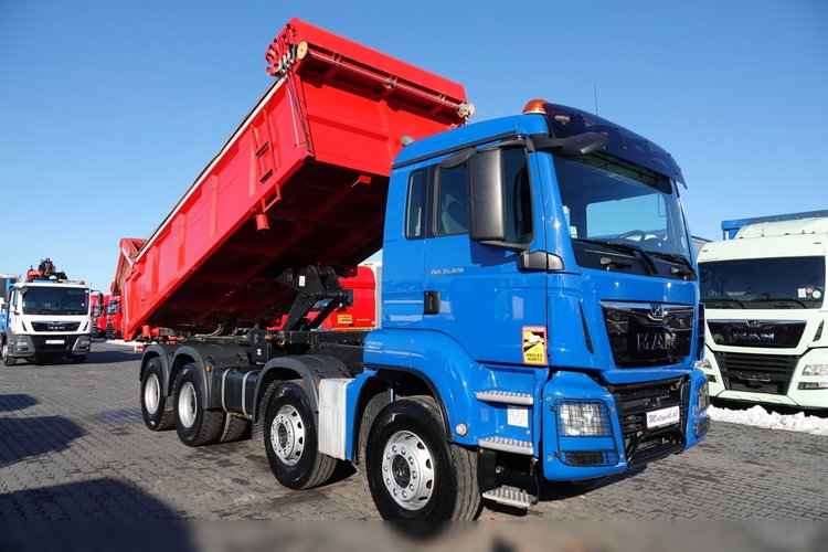 MAN TGS 35.420 / 8x4 / WYWROTKA / HYDROBURTA / HYDROKLAPA / EURO 6 zdjęcie 8