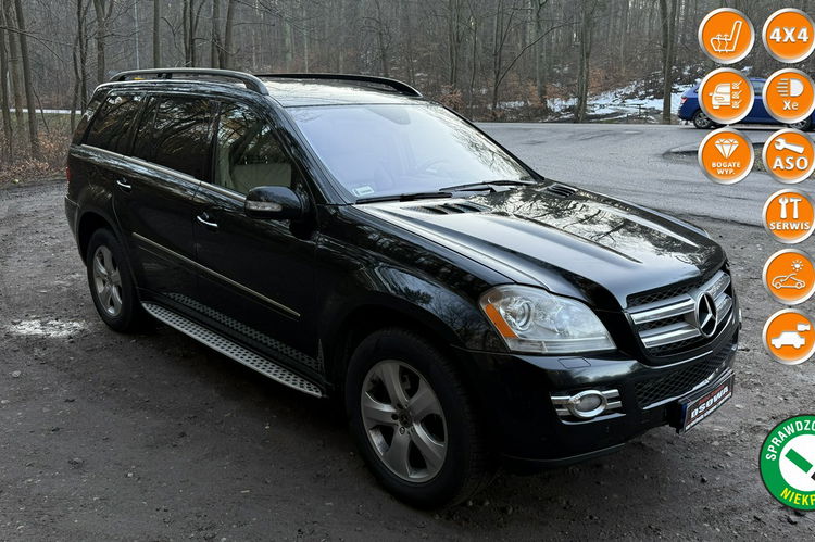 Mercedes GL 450 4.7v8+gaz 7 osób. full opcja doinwestowany mega zadbany zamiana gwaran zdjęcie 1