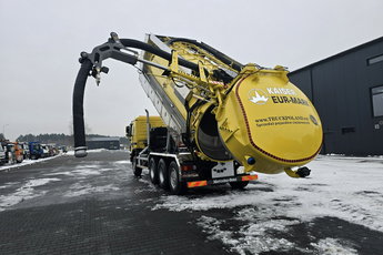 Mercedes WUKO KAISER EUR-MARK PKL 10.10 DO CZYSZCZENIA KANAŁÓW WUKO gorąca woda asenizacyjny separator beczka odpady kanalizacja