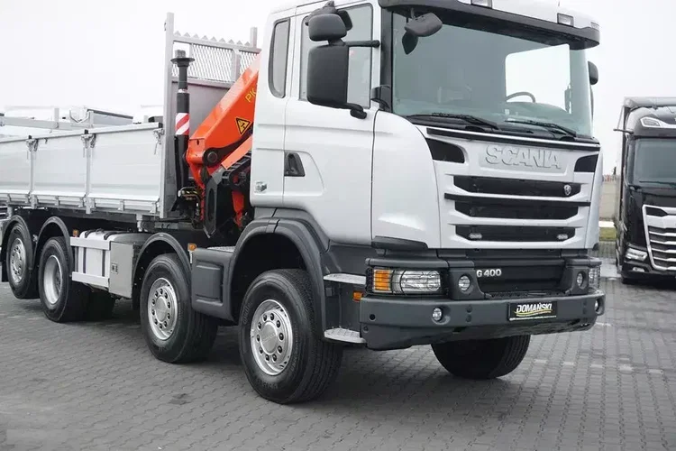 Scania G 400 / E 5 / 8 X 4 / WYWROTKA + HDS / TRIDEM / PALFINGER PK 26002 / MANUAL zdjęcie 20