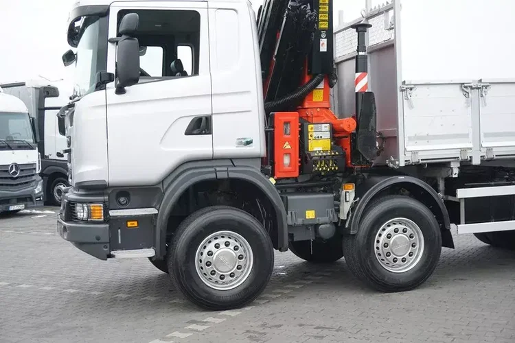 Scania G 400 / E 5 / 8 X 4 / WYWROTKA + HDS / TRIDEM / PALFINGER PK 26002 / MANUAL zdjęcie 30