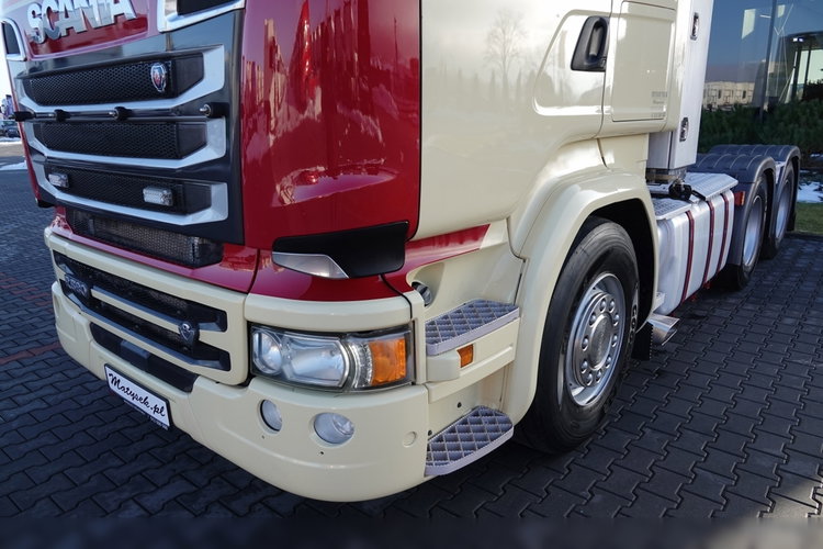 Scania R 580 / V8 / 6x4 / DMC: 95.000 KG / KLIMA POSTOJOWA / OPTICRUISE / 3 OSIOWY CIĄGNIK SIODŁOWY  zdjęcie 12
