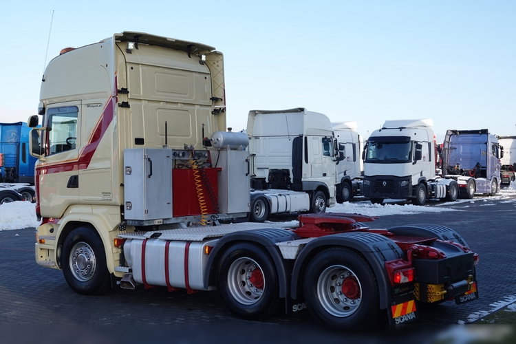 Scania R 580 / V8 / 6x4 / DMC: 95.000 KG / KLIMA POSTOJOWA / OPTICRUISE / 3 OSIOWY CIĄGNIK SIODŁOWY  zdjęcie 8