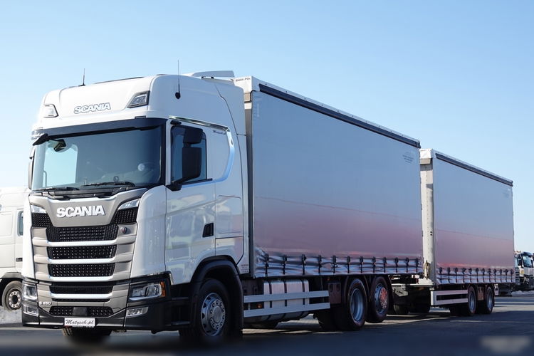 Scania S 450 / ZESTAW TANDEM / 120 M3 / KLIMA POSTOJOWA / PO KONTRAKCIE SERWISOWYM zdjęcie 2