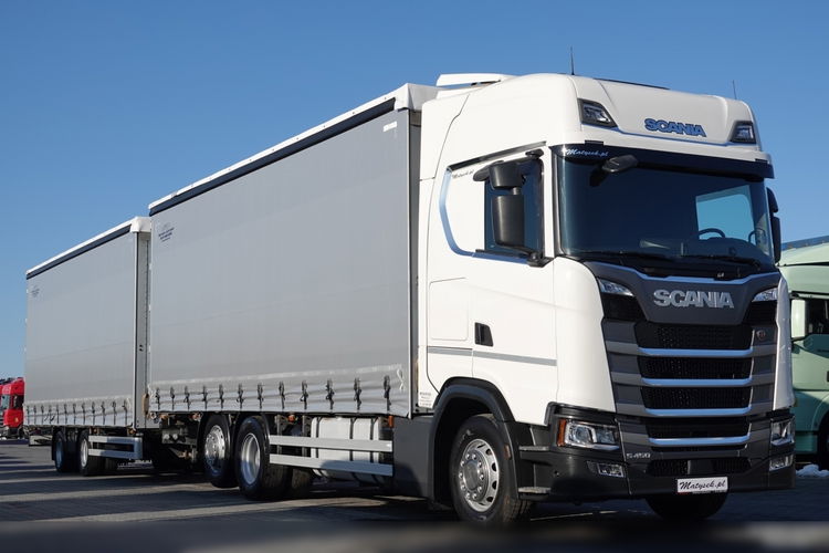 Scania S 450 / ZESTAW TANDEM / 120 M3 / KLIMA POSTOJOWA / PO KONTRAKCIE SERWISOWYM zdjęcie 5