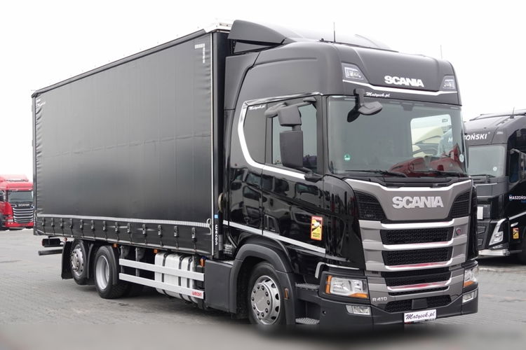 Scania R 410 / 6x2 / FIRANKA - 7.8 m / SOLÓWKA / PODNOSZONY DACH / PO KONTRAKCIE SERWISOWYM  zdjęcie 9