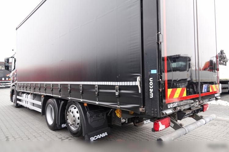 Scania R 410 / 6x2 / FIRANKA - 7.8 m / SOLÓWKA / PODNOSZONY DACH / PO KONTRAKCIE SERWISOWYM  zdjęcie 14
