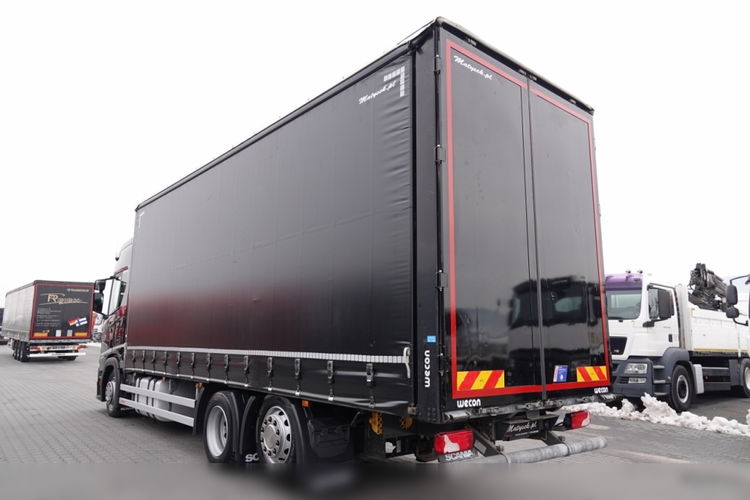 Scania R 410 / 6x2 / FIRANKA - 7.8 m / SOLÓWKA / PODNOSZONY DACH / PO KONTRAKCIE SERWISOWYM  zdjęcie 3