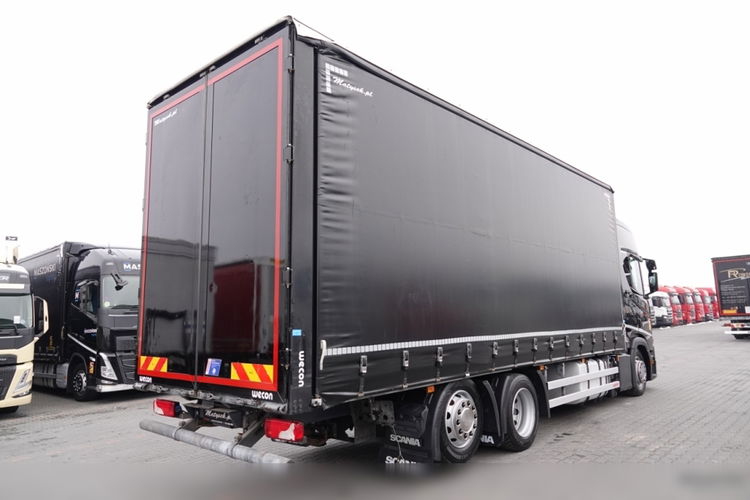 Scania R 410 / 6x2 / FIRANKA - 7.8 m / SOLÓWKA / PODNOSZONY DACH / PO KONTRAKCIE SERWISOWYM  zdjęcie 5
