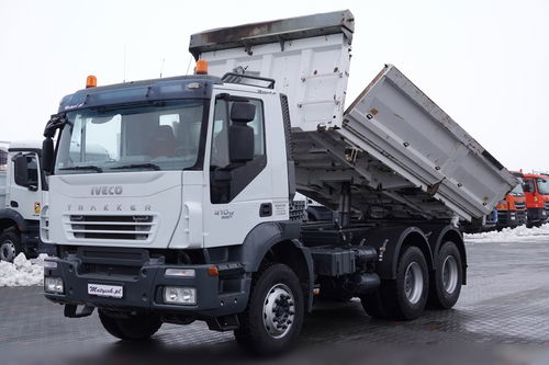 Iveco TRAKKER / 6x4 / WYWROTKA / HYDROBURTA / BORDMATIC / MEILLER KIPER