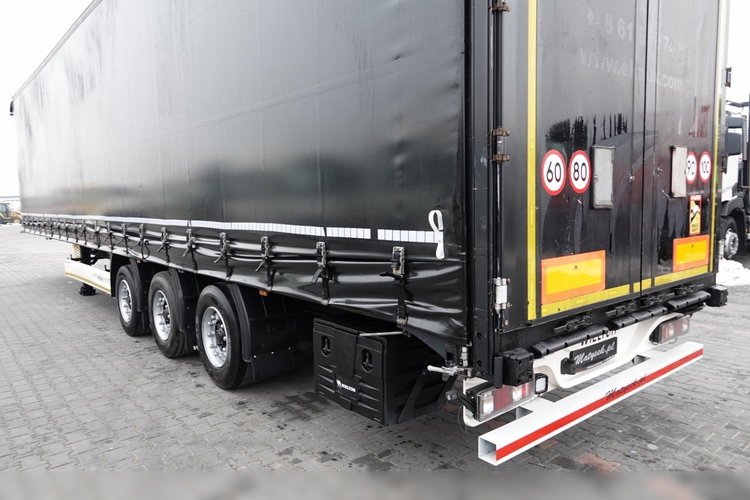 Wielton / FIRANKA / MEGA / LOWDECK / OŚ PODNOSZONA / 2016 ROK / DACH PODNOSZONY  zdjęcie 11