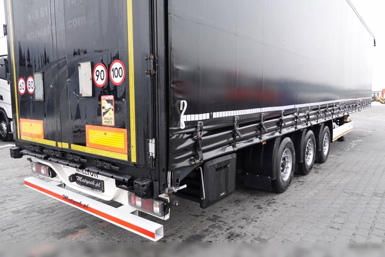 Wielton / FIRANKA / MEGA / LOWDECK / OŚ PODNOSZONA / 2016 ROK / DACH PODNOSZONY  zdjęcie 13