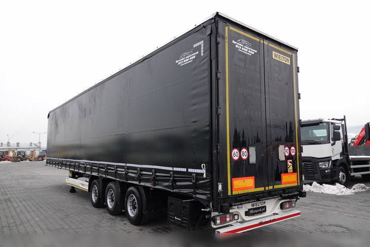 Wielton / FIRANKA / MEGA / LOWDECK / OŚ PODNOSZONA / 2016 ROK / DACH PODNOSZONY  zdjęcie 3