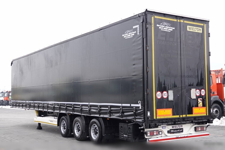 Wielton / FIRANKA / MEGA / LOWDECK / OŚ PODNOSZONA / 2016 ROK / DACH PODNOSZONY  zdjęcie 4