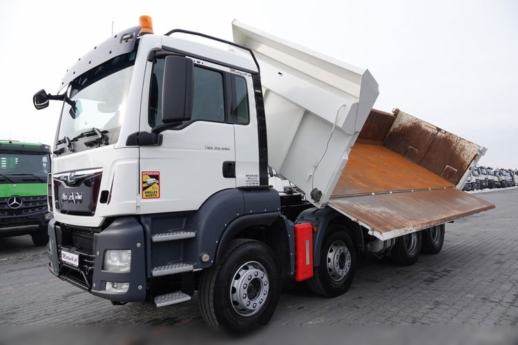 MAN TGS 35.480 / 8x4 / WYWROTKA / BORDMATIC / HYDROBURTA / OPONY 100 % / EURO 6  zdjęcie 10