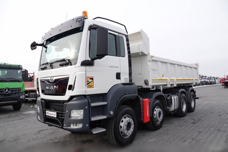 MAN TGS 35.480 / 8x4 / WYWROTKA / BORDMATIC / HYDROBURTA / OPONY 100 % / EURO 6  zdjęcie 18