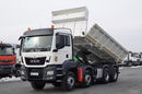 MAN TGS 35.480 / 8x4 / WYWROTKA / BORDMATIC / HYDROBURTA / OPONY 100 % / EURO 6  zdjęcie 1