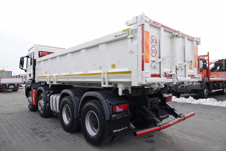 MAN TGS 35.480 / 8x4 / WYWROTKA / BORDMATIC / HYDROBURTA / OPONY 100 % / EURO 6  zdjęcie 19