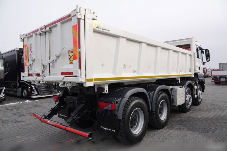 MAN TGS 35.480 / 8x4 / WYWROTKA / BORDMATIC / HYDROBURTA / OPONY 100 % / EURO 6  zdjęcie 21