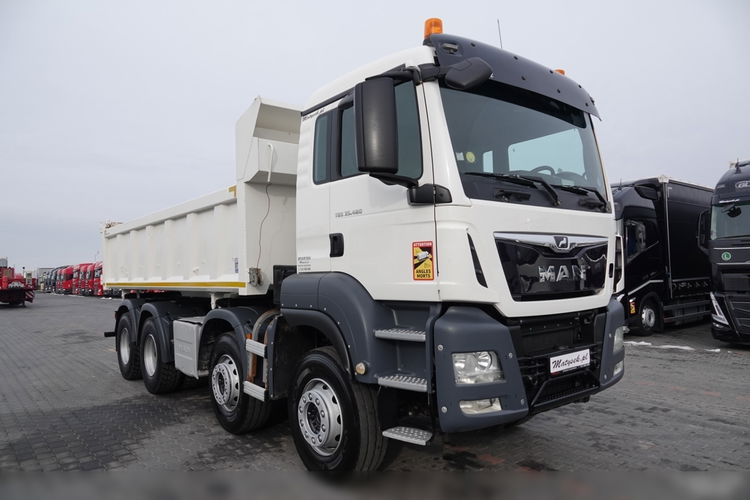 MAN TGS 35.480 / 8x4 / WYWROTKA / BORDMATIC / HYDROBURTA / OPONY 100 % / EURO 6  zdjęcie 23