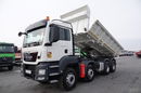 MAN TGS 35.480 / 8x4 / WYWROTKA / BORDMATIC / HYDROBURTA / OPONY 100 % / EURO 6  zdjęcie 2