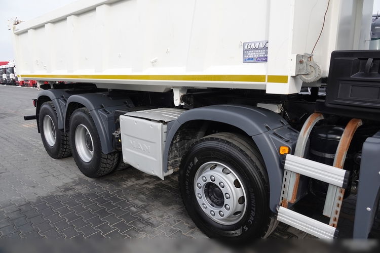 MAN TGS 35.480 / 8x4 / WYWROTKA / BORDMATIC / HYDROBURTA / OPONY 100 % / EURO 6  zdjęcie 33
