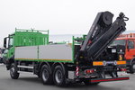 Mercedes AROCS 2636 / 6x4 / SKRZYNIOWY- 6, 5 M / + HDS HIAB 4x wysów: 13 m / STEROWANIE RADIOWE / ROTATOR / WIDŁY / EURO 6 zdjęcie 13