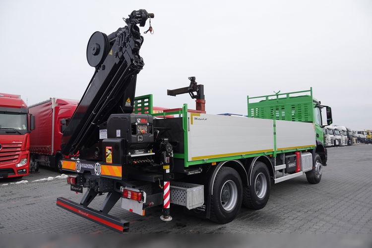 Mercedes AROCS 2636 / 6x4 / SKRZYNIOWY- 6, 5 M / + HDS HIAB 4x wysów: 13 m / EURO 6 / STEROWANIE RADIOWE /OPONY 100 %  zdjęcie 14