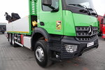Mercedes AROCS 2636 / 6x4 / SKRZYNIOWY- 6, 5 M / + HDS HIAB 4x wysów: 13 m / STEROWANIE RADIOWE / ROTATOR / WIDŁY / EURO 6 zdjęcie 18