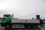 Mercedes AROCS 2636 / 6x4 / SKRZYNIOWY- 6, 5 M / + HDS HIAB 4x wysów: 13 m / STEROWANIE RADIOWE / ROTATOR / WIDŁY / EURO 6 zdjęcie 21