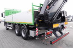 Mercedes AROCS 2636 / 6x4 / SKRZYNIOWY- 6, 5 M / + HDS HIAB 4x wysów: 13 m / STEROWANIE RADIOWE / ROTATOR / WIDŁY / EURO 6 zdjęcie 22