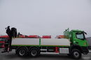 Mercedes AROCS 2636 / 6x4 / SKRZYNIOWY- 6, 5 M / + HDS HIAB 4x wysów: 13 m / EURO 6 / STEROWANIE RADIOWE /OPONY 100 %  zdjęcie 25