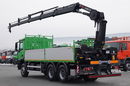 Mercedes AROCS 2636 / 6x4 / SKRZYNIOWY- 6, 5 M / + HDS HIAB 4x wysów: 13 m / EURO 6 / STEROWANIE RADIOWE /OPONY 100 %  zdjęcie 4
