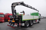 Mercedes AROCS 2636 / 6x4 / SKRZYNIOWY- 6, 5 M / + HDS HIAB 4x wysów: 13 m / STEROWANIE RADIOWE / ROTATOR / WIDŁY / EURO 6 zdjęcie 5