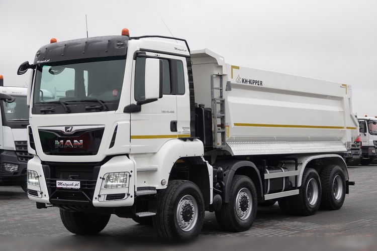 MAN TGS 41.460 / 8x8 / WYWROTKA TYLNOZSYP / UAL / KH-KIPPER / EURO 6 / 2019 ROK / PO KONTRAKCIE SERWISOWYM zdjęcie 9