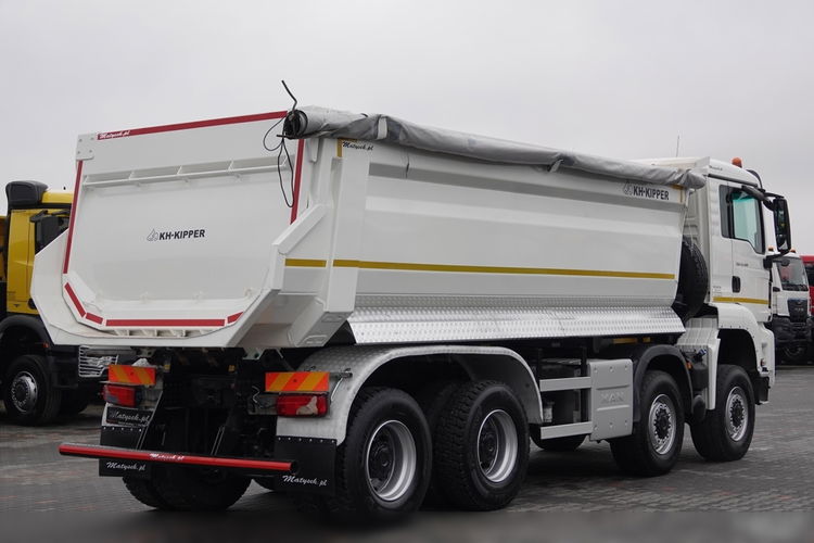 MAN TGS 41.460 / 8x8 / WYWROTKA TYLNOZSYP / UAL / KH-KIPPER / EURO 6 / 2019 ROK / PO KONTRAKCIE SERWISOWYM zdjęcie 14