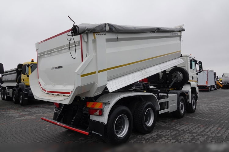 MAN TGS 41.460 / 8x8 / WYWROTKA TYLNOZSYP / UAL / KH-KIPPER / EURO 6 / 2019 ROK / PO KONTRAKCIE SERWISOWYM zdjęcie 5