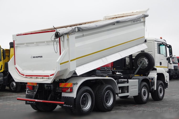 MAN TGS 41.460 / 8x8 / WYWROTKA TYLNOZSYP / UAL / KH-KIPPER / EURO 6 / 2019 ROK / PO KONTRAKCIE SERWISOWYM zdjęcie 6