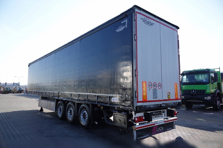 Schmitz -CARGOBULL / FIRANKA / STANDARD /  2 OSIE  PODNOSZONE / KOSZ NA PALETY / 2018 ROK / PLANDEKA ZBROJONA zdjęcie 3