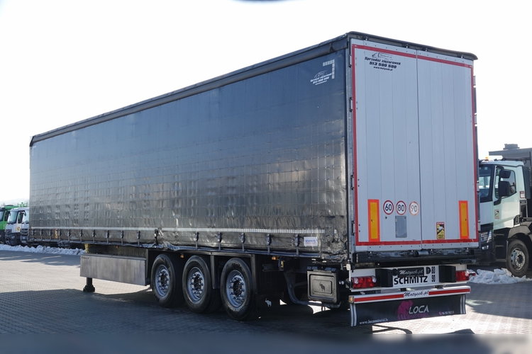 Schmitz -CARGOBULL / FIRANKA / STANDARD /  2 OSIE  PODNOSZONE / KOSZ NA PALETY / 2018 ROK / PLANDEKA ZBROJONA zdjęcie 4