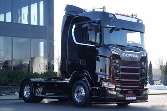 Scania S 500 / RETARDER / KLIMA POSTOJOWA / CAŁA NA PODUSZKACH / OPONY 100 % / ALUFELGI / PO KONTRAKCIE SERWISOWYM