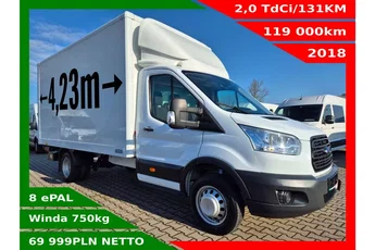 Ford Transit Kontener 8 ePAL 69999zł NETTO 2.0 TdCi/131KM