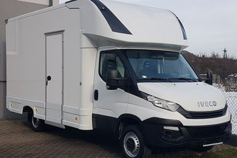 Iveco Daily KONTENER NISKOPODŁOGOWY 4.31x2.24x2.42 SKLEP FOODTRUCK KAMPER KLIMA