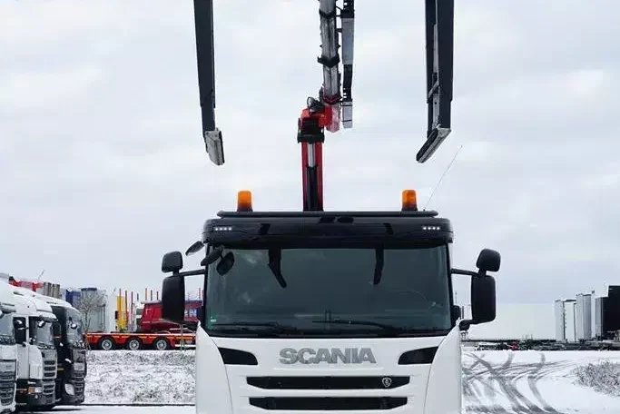 Scania G 410 / 6 X 2 / SKRZYNIOWY + HDS / PALFINGER PK 23002 / OŚ SKRĘTNA / CHWYTAK zdjęcie 14