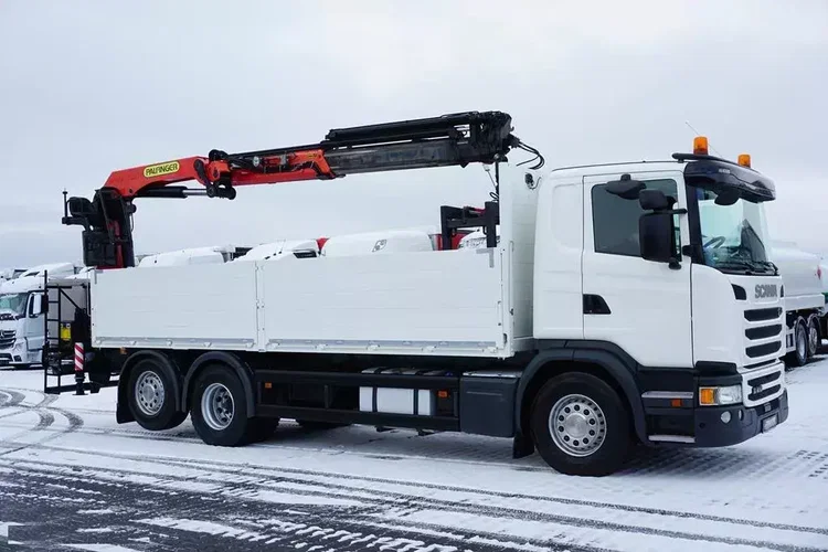 Scania G 410 / 6 X 2 / SKRZYNIOWY + HDS / PALFINGER PK 23002 / OŚ SKRĘTNA / CHWYTAK zdjęcie 26