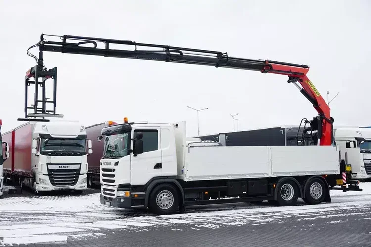 Scania G 410 / 6 X 2 / SKRZYNIOWY + HDS / PALFINGER PK 23002 / OŚ SKRĘTNA / CHWYTAK zdjęcie 3