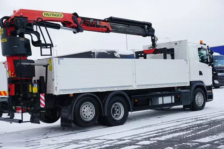 Scania G 410 / 6 X 2 / SKRZYNIOWY + HDS / PALFINGER PK 23002 / OŚ SKRĘTNA / CHWYTAK zdjęcie 32