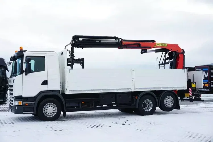 Scania G 410 / 6 X 2 / SKRZYNIOWY + HDS / PALFINGER PK 23002 / OŚ SKRĘTNA / CHWYTAK zdjęcie 33