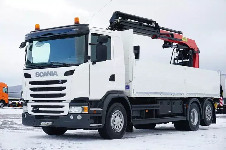 Scania G 410 / 6 X 2 / SKRZYNIOWY + HDS / PALFINGER PK 23002 / OŚ SKRĘTNA / CHWYTAK zdjęcie 38
