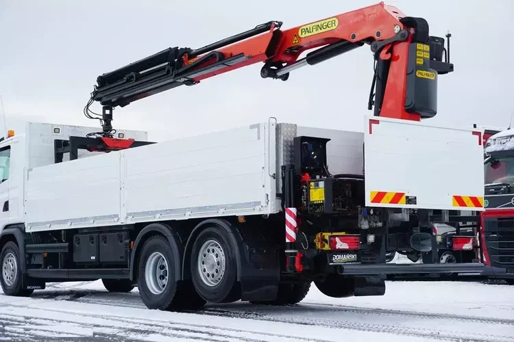 Scania G 410 / 6 X 2 / SKRZYNIOWY + HDS / PALFINGER PK 23002 / OŚ SKRĘTNA / CHWYTAK zdjęcie 39